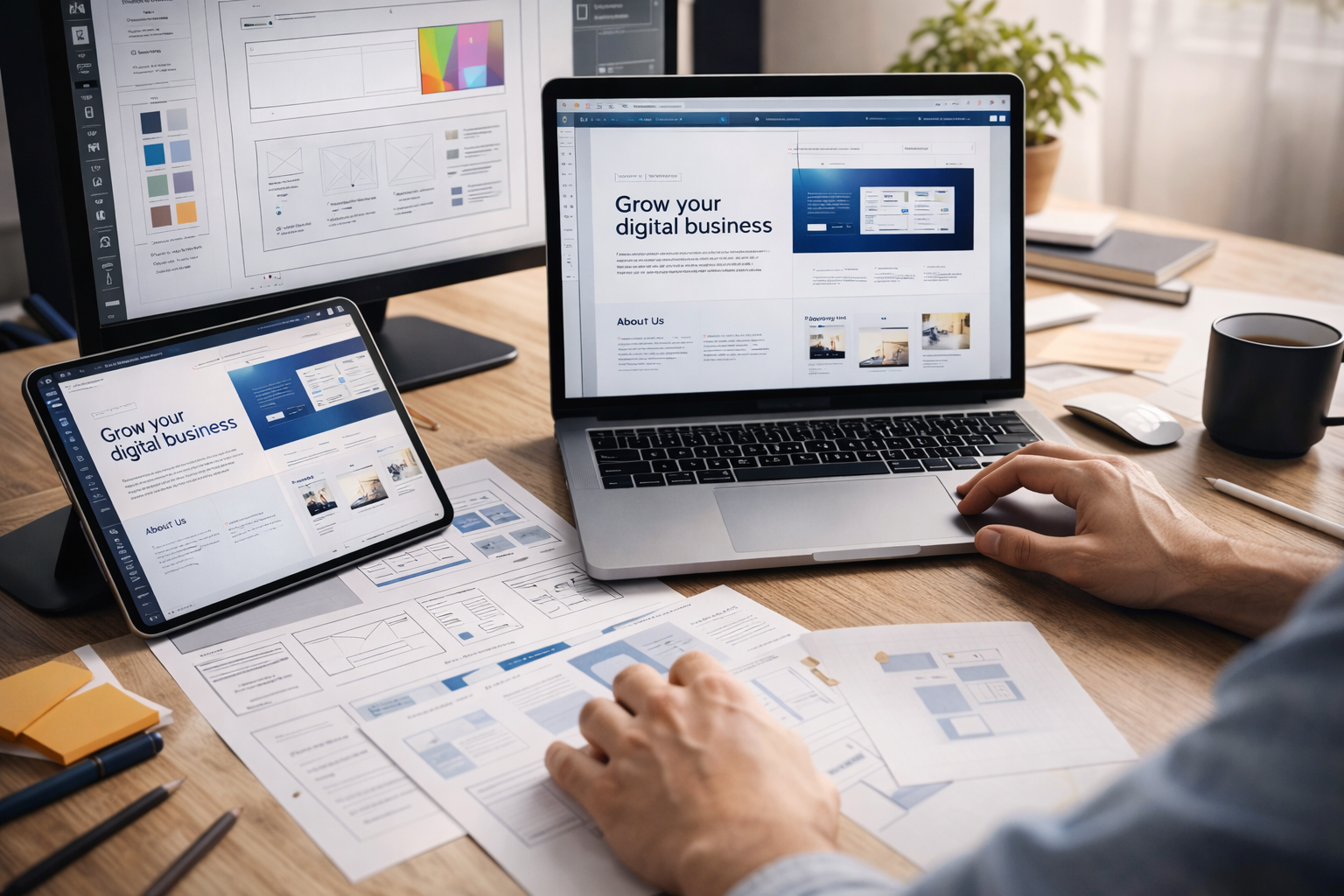 Página web empresa comercial